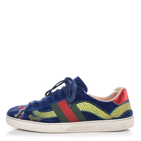 gucci dragon shoes replica|gucci blue velvet dragon shoes.